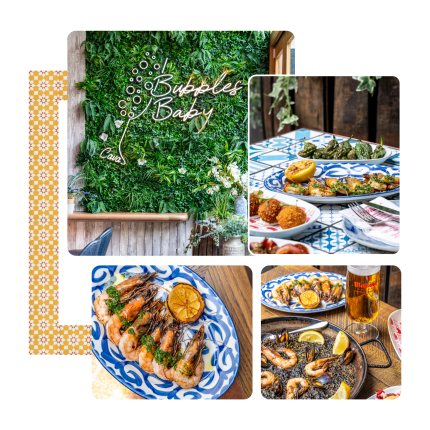 Spanish restaurants and Tapas Bars serving traditional and modern Spanish dishes.